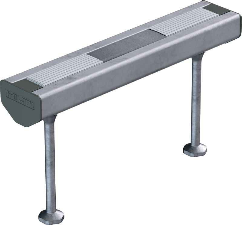 Rail d'ancrage HAC-V standard Rails insert avec capacité de charge améliorée et plusieurs profondeurs d'implantation pour une fixation économique des façades de murs-rideaux