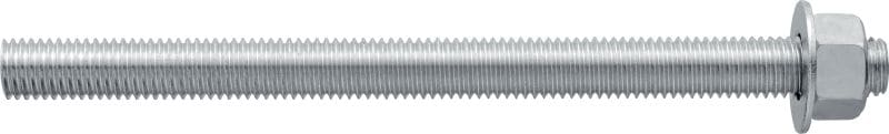 Tige d'ancrage HAS 8.8 HDG Tige d'ancrage pré-découpée pour les chevilles époxy/hybrides à injection dans le béton et la maçonnerie.