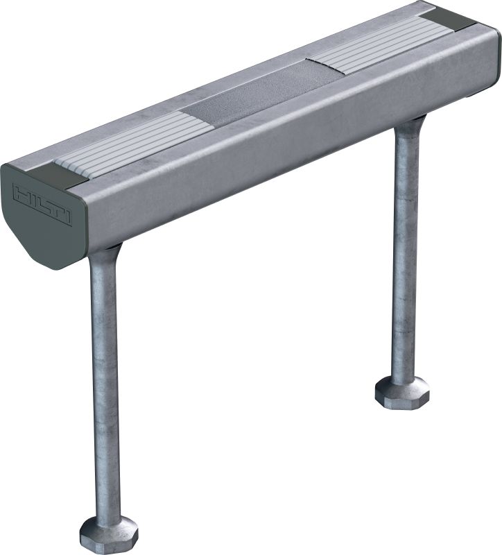 Rail d'ancrage HAC-V standard Rails insert avec capacité de charge améliorée et plusieurs profondeurs d'implantation pour une fixation économique des façades de murs-rideaux