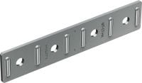 Plaque éclisse MT-CT-H4 pour rails de supportage Connecteur plat utilisé comme extension longitudinale pour les rails MT